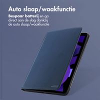 Accezz Classic Tablet Case Apple iPad Mini 7 (2024) / iPad Mini 6 (2021) - Donkerblauw