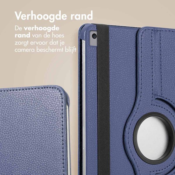 imoshion 360° draaibare Bookcase Apple iPad Air 3 (2019) / Pro 10.5 (2017) - Donkerblauw