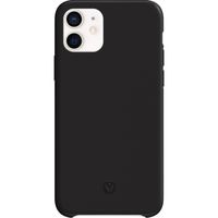 Valenta Luxe Leather Backcover iPhone 11 - Zwart