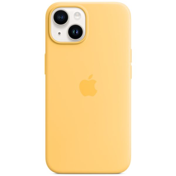 Apple Silicone Back Cover with MagSafe Apple iPhone 14 - Sunglow