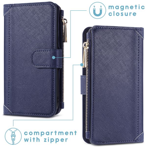 imoshion Luxe Portemonnee Samsung Galaxy A42 - Donkerblauw