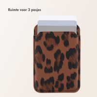 Selencia Sabi Pashouder met MagSafe - Mocha Brown