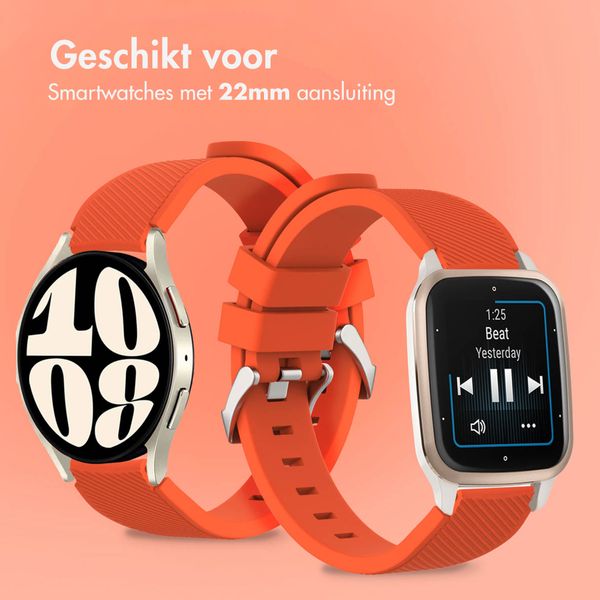imoshion Flexibel Siliconen bandje - Universeel 22 mm aansluiting - Oranje