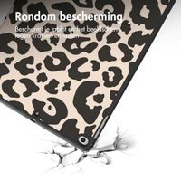 imoshion Trifold Design Bookcase iPad 6 (2018) 9.7 inch / iPad 5 (2017) 9.7 inch / Air 2 (2014) / Air 1 (2013) - Leopard