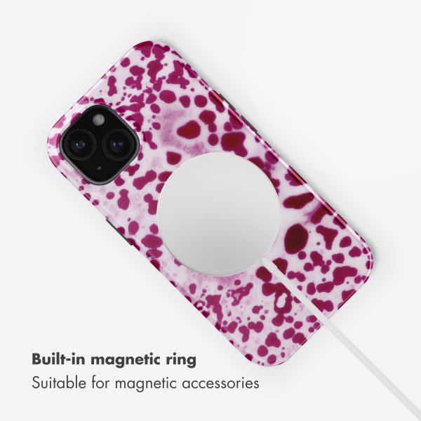 Selencia Vivid Back Cover with MagSafe Apple iPhone 15 - Cosmic Orchid
