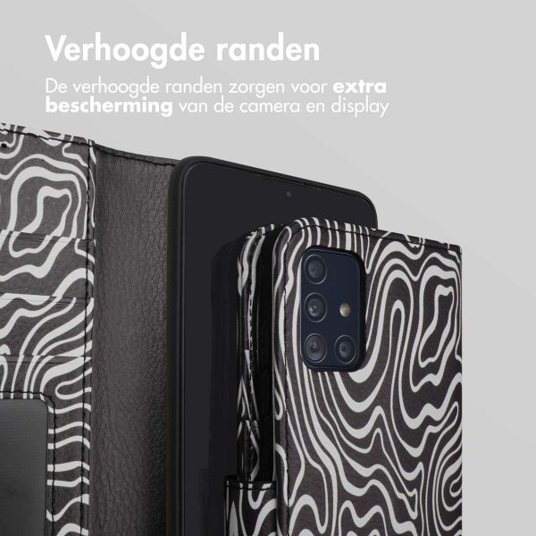 imoshion Design Bookcase Samsung Galaxy A51 - Black And White