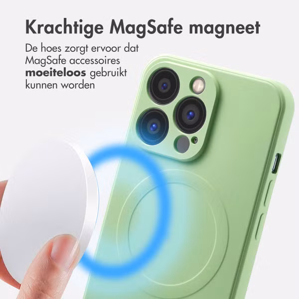 imoshion Color Backcover met MagSafe Apple iPhone 13 Pro - Groen