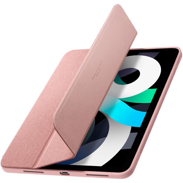 Spigen Urban Fit Bookcase iPad Air 11 inch (2024) M2 / Air 5 (2022) / Air 4 (2020) - Rosé Goud