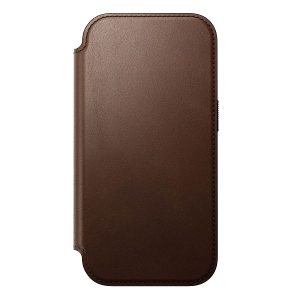 Nomad Modern Leather FolioBookcase Apple iPhone 17 Pro - Bruin