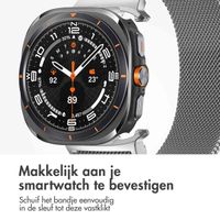 imoshion Milanees magnetisch bandje Samsung Galaxy Watch Ultra (2024/2025) - Zilver