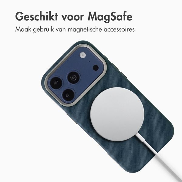 Accezz Mesh Backcover met MagSafe Apple iPhone 17 Pro Max - Donkerblauw