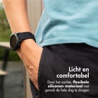imoshion QuickFit® Siliconen bandje  - Garmin 22 mm aansluiting - Zwart