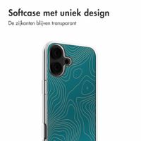 imoshion Design hoesje Apple iPhone 16 - Topo Turquoise