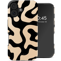 Selencia Vivid Back Cover with MagSafe Apple iPhone 17 - Art Wave Black