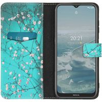 imoshion Design Softcase Bookcase Nokia G10 / G20 - Bloesem