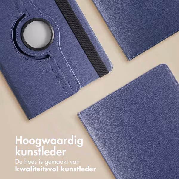 imoshion 360° draaibare Bookcase Apple iPad Pro 11 (2025) M5 / (2024) M4 - Donkerblauw
