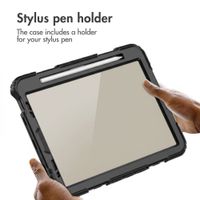 Accezz Rugged Back Cover with shoulder strap Apple iPad Air 5 (2022) / Air 4 (2020) - Black