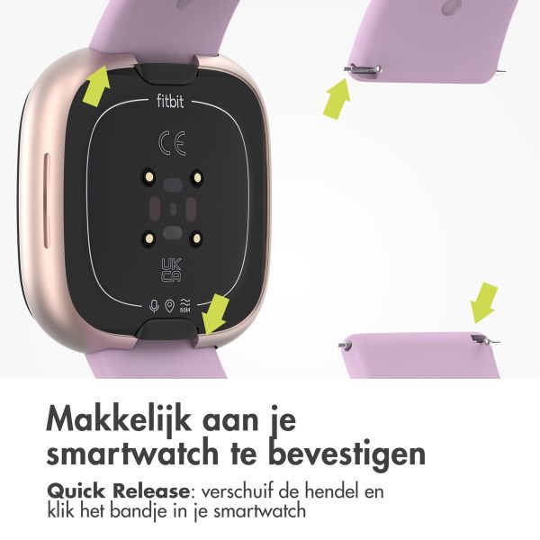 imoshion Siliconen bandje Fitbit Versa / Versa 2 / Versa Lite - Maat L - Oudroze
