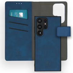 imoshion Uitneembare 2-in-1 Luxe Bookcase Samsung Galaxy S23 Ultra - Blauw