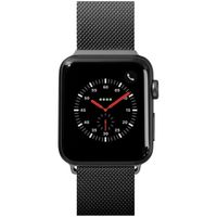 Laut Steel Loop Apple Watch Series 1-10 / SE / Ultra (2) - 42/44/45/46/49 mm - Zwart