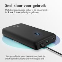 imoshion Laptop Powerbank 20.000 mAh - Quick Charge en Power Delivery - 100W - Zwart