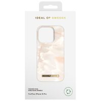 iDeal of Sweden Fashion Backcover iPhone 15 Pro - Rose Pearl Marble