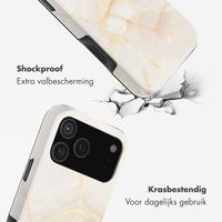 Selencia Vivid Backcover Apple iPhone 18 Pro - Golden Beige Marble