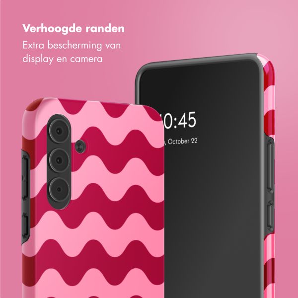 Selencia Vivid Tough Backcover Samsung Galaxy A55 - Wave Vibes Lipstick