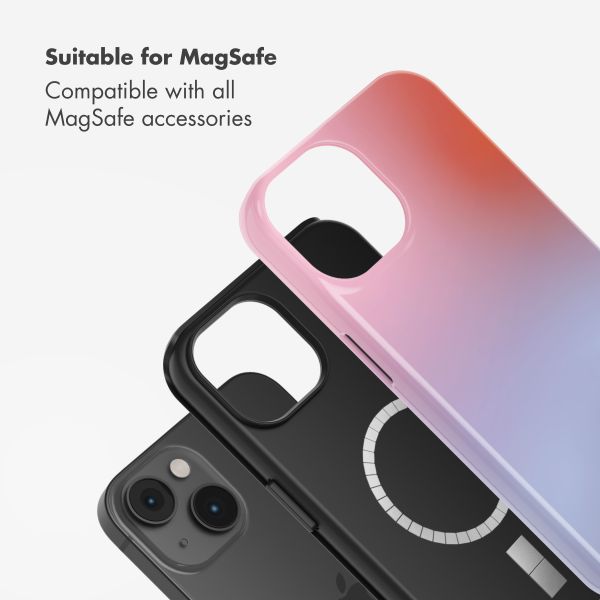 Selencia Vivid Back Cover with MagSafe Apple iPhone 14 - Gradient Soft Blush