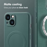 imoshion Colour Back Cover with MagSafe Apple iPhone 13 - Dark Green