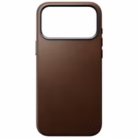 Nomad Traditional Leather Backcover met MagSafe Apple iPhone 18 Pro Max - Brown