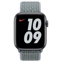 Apple Nike Sport Loop Band Apple Watch Series 1 t/m 11 / SE / Ultra (44/45/46/49 mm) - Obsidian Mist
