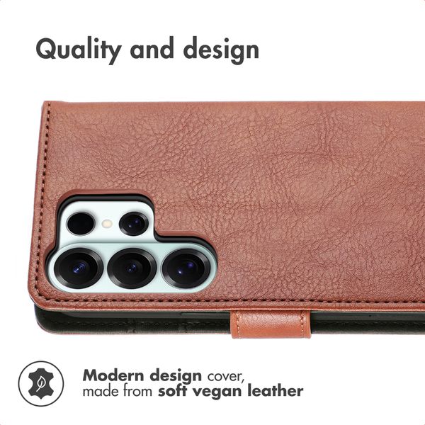 imoshion Luxury Bookcase Samsung Galaxy S26 Ultra - Brown