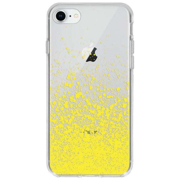 Design Backcover iPhone SE (2022 / 2020) / 8 / 7 - Splatter Yellow