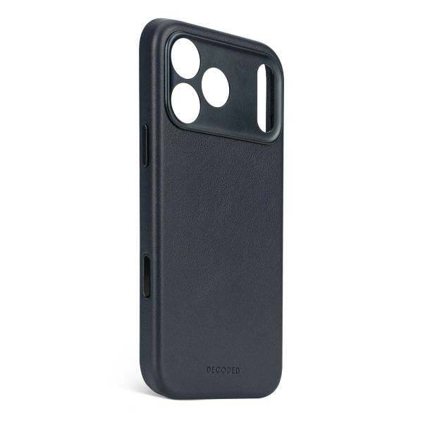 Decoded Leather Backcover MagSafe Apple iPhone 17 Pro - Navy Shadow