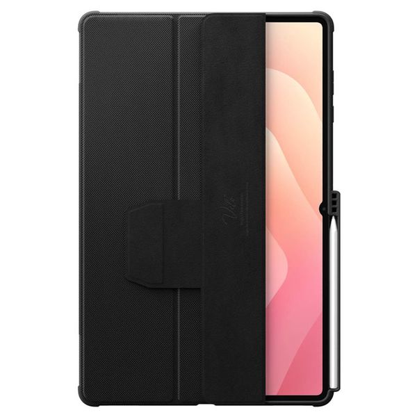 Spigen Rugged Armor Pro Bookcase Samsung Galaxy Tab S11 Ultra - Zwart