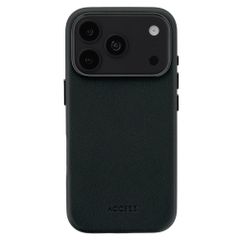 Accezz MagSafe Leather Backcover Apple iPhone 18 Pro / 17 Pro - Onyx Black