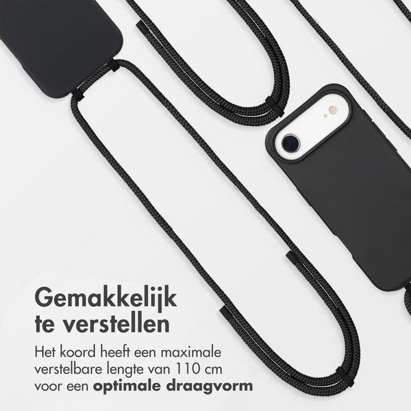 imoshion Color Backcover met afneembaar koord met MagSafe Apple iPhone Air - Zwart