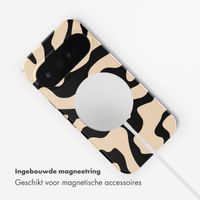 Selencia Vivid Backcover met MagSafe Google Pixel 11 Pro - Art Wave Black