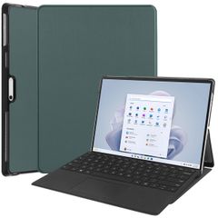 imoshion Trifold Bookcase Microsoft Surface Pro 9 / Pro 10 / Pro 11 - Donkergroen