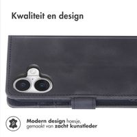 imoshion Bookcase met koord Apple iPhone 16 - Zwart