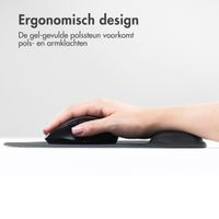 imoshion Ergonomische muismat  - Muismat met polssteun - 30x25 cm - Zwart