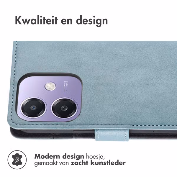 imoshion Luxe Bookcase Oppo A40 (4G) / Oppo A40M (4G) / Oppo A60 (5G) - Lichtblauw