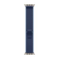 Apple Trail Loop Band Apple Watch Series 1 t/m 11 / SE / Ultra (44/45/46/49 mm) - Maat S/M - Blue / Bright Blue Natural Titanium