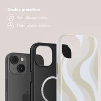 Selencia Vivid Case with MagSafe Apple iPhone 14 - Desert Waves Beige