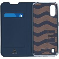 Dux Ducis Slim Softcase Bookcase Samsung Galaxy A01 - Blauw