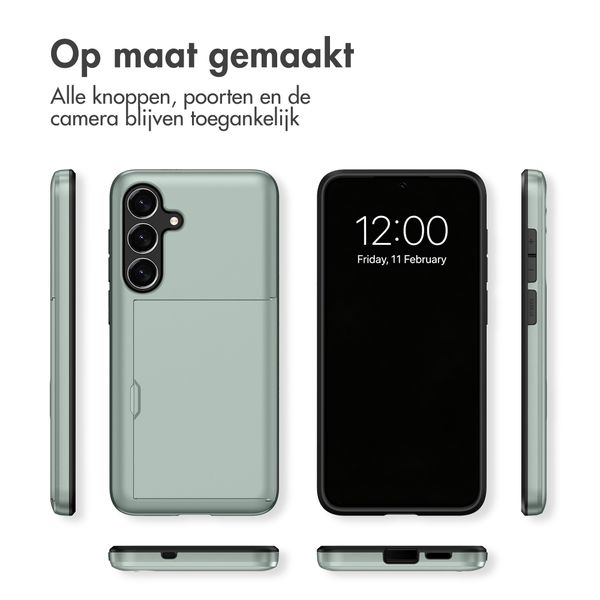 imoshion Backcover met pasjeshouder Samsung Galaxy S26 FE - Donkergroen