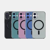 Accezz Lite Backcover met MagSafe Apple iPhone 16 - Smokey Clear