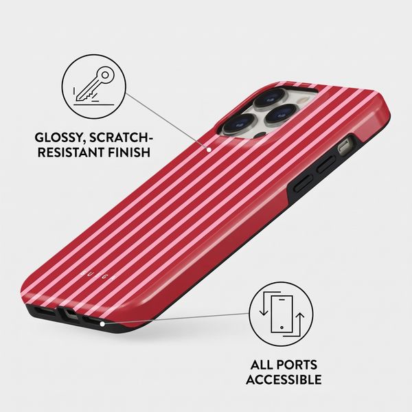 Burga Tough Case with MagSafe Apple iPhone 14 Pro - Strawberry Jam