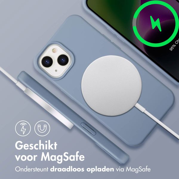 imoshion Color Backcover met afneembaar koord MagSafe Apple iPhone 14 - Ash Blue